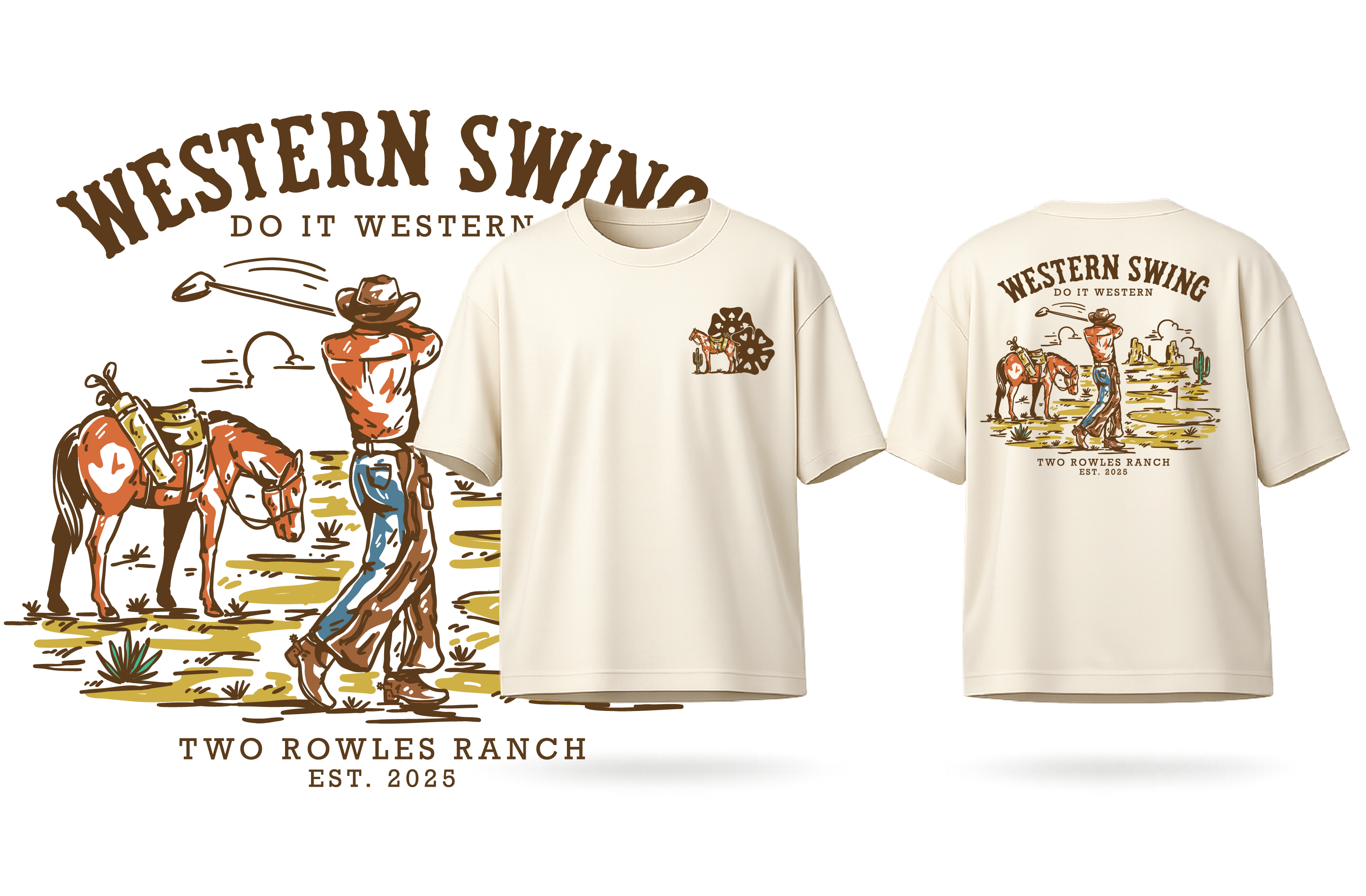Western Swing- Toddler SS Tee (4pcs)