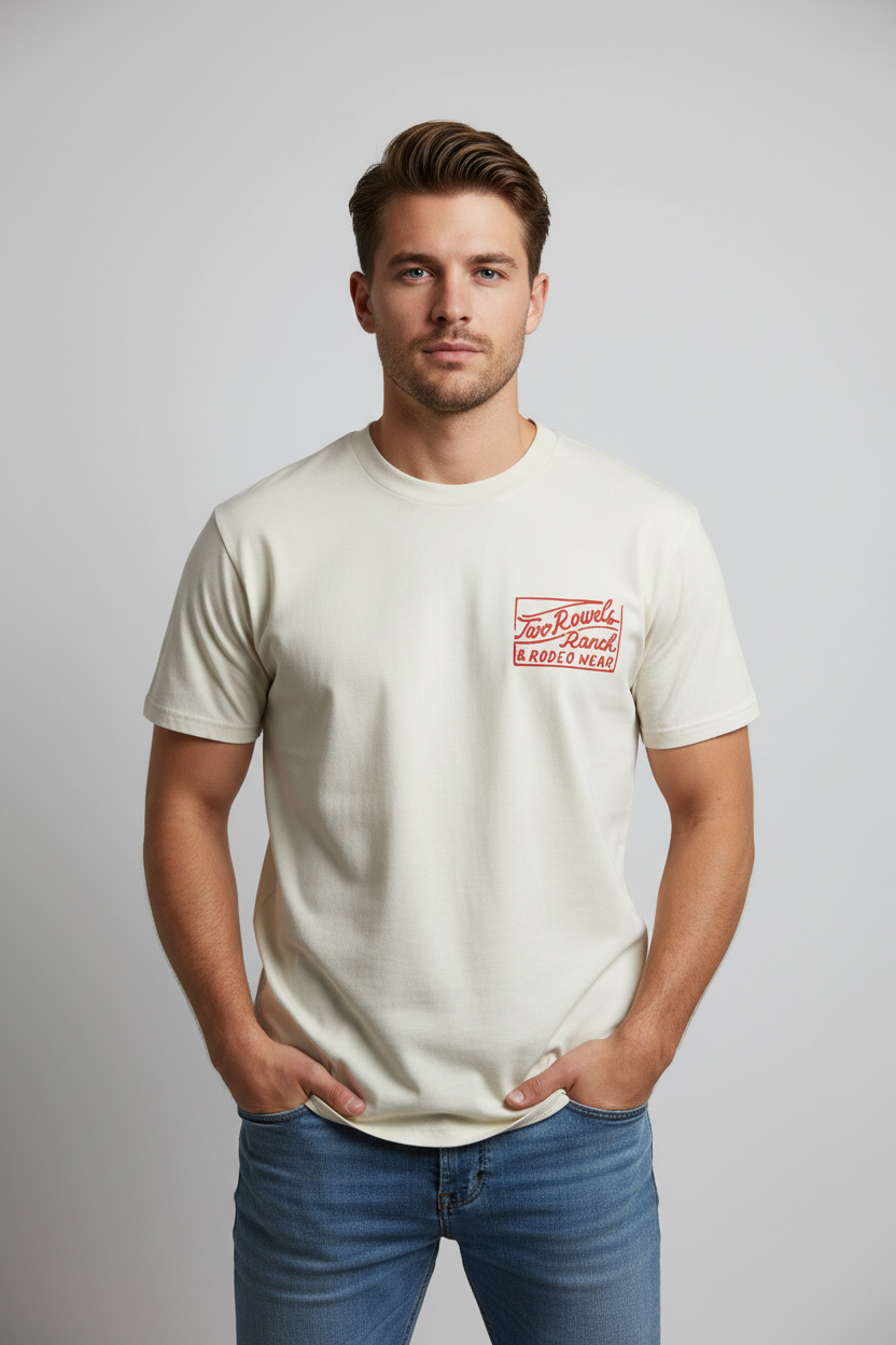 2 Rowels Ranch & Rodeo Wear American Bull - Mens SS Tee