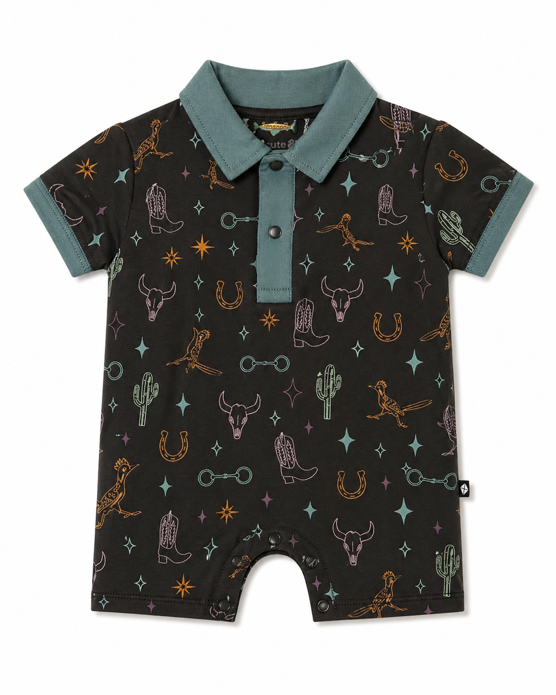 Desert Western Things -  Infant SS Short Romper (6PCS)