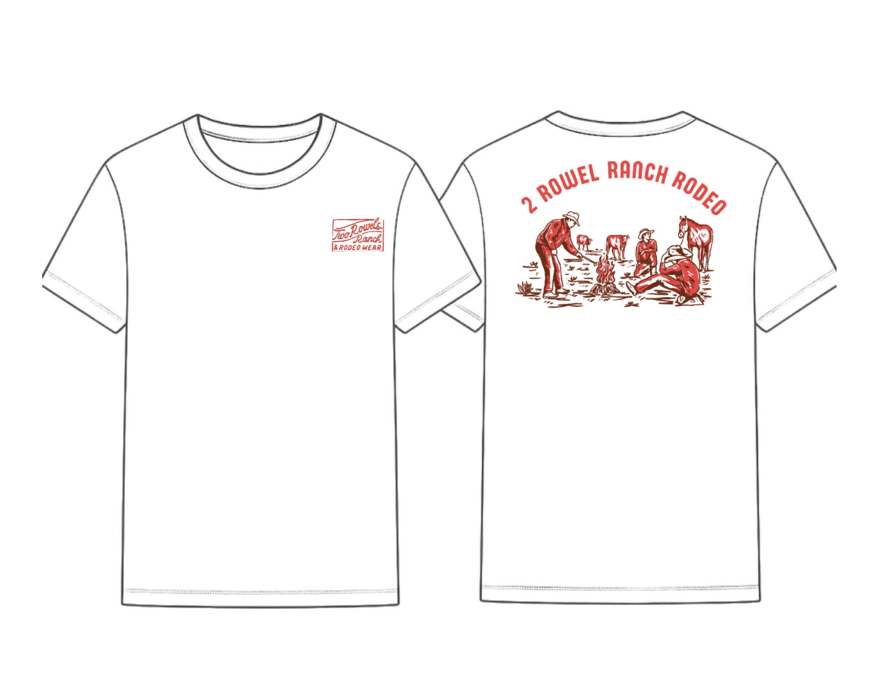 2 Rowels Ranch Rodeo - Toddler SS Tee