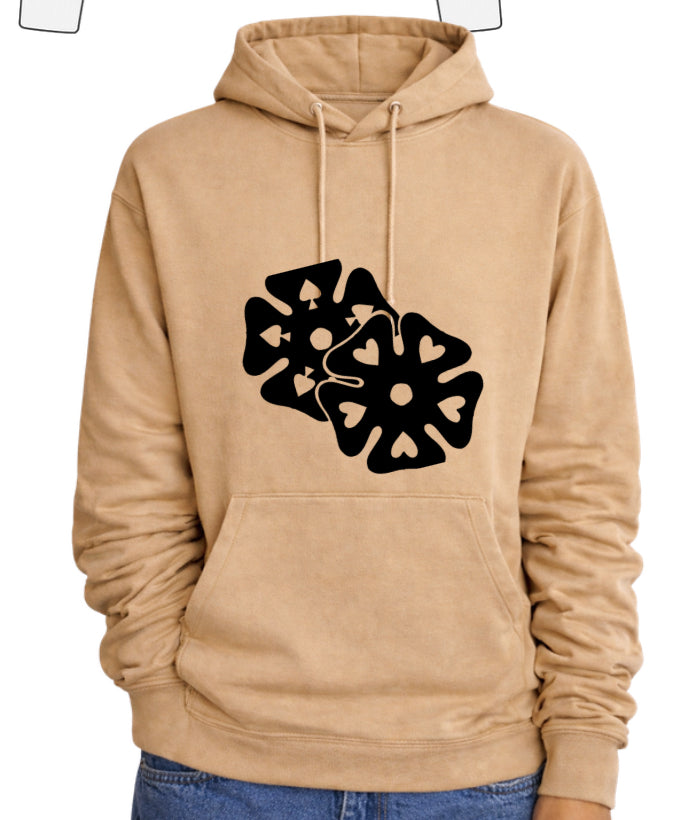 TRRR-300 TAN LOGO HOODIE